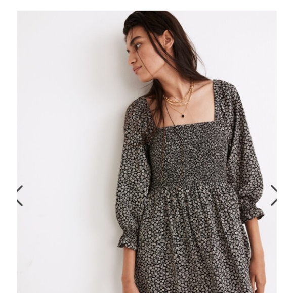 Lucie Smocked Mini Dress - Picture 3 of 8